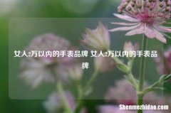 女人2万以内的手表品牌 女人2万以内的手表品牌