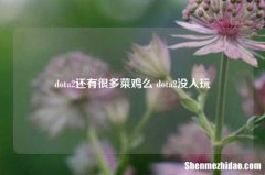 dota2还有很多菜鸡么 dota2没人玩