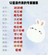 十二星座攻受段子 十二星座攻受段子台词
