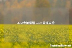 dota2火枪晕锤 dota2 晕锤火枪