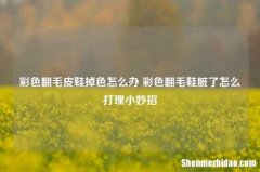 彩色翻毛皮鞋掉色怎么办 彩色翻毛鞋脏了怎么打理小妙招