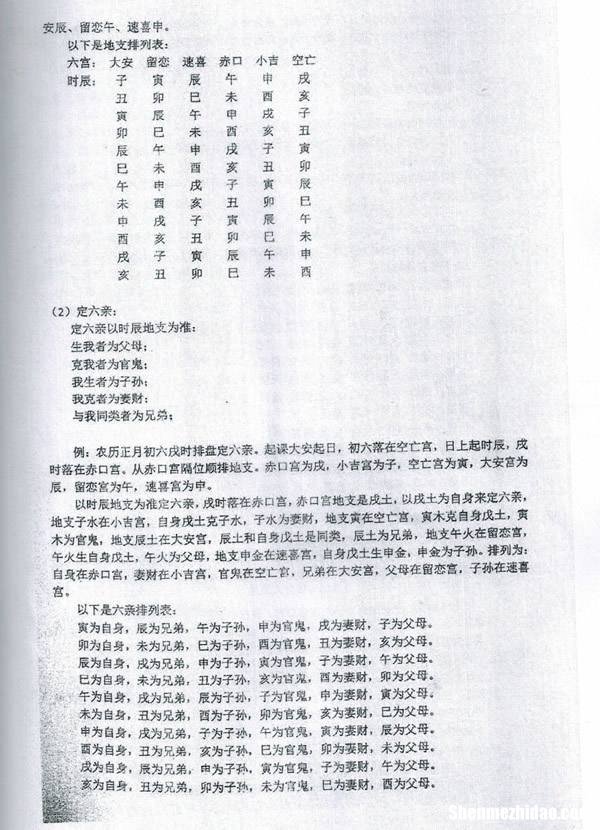 包含小六壬可以占卜哪些事的词条