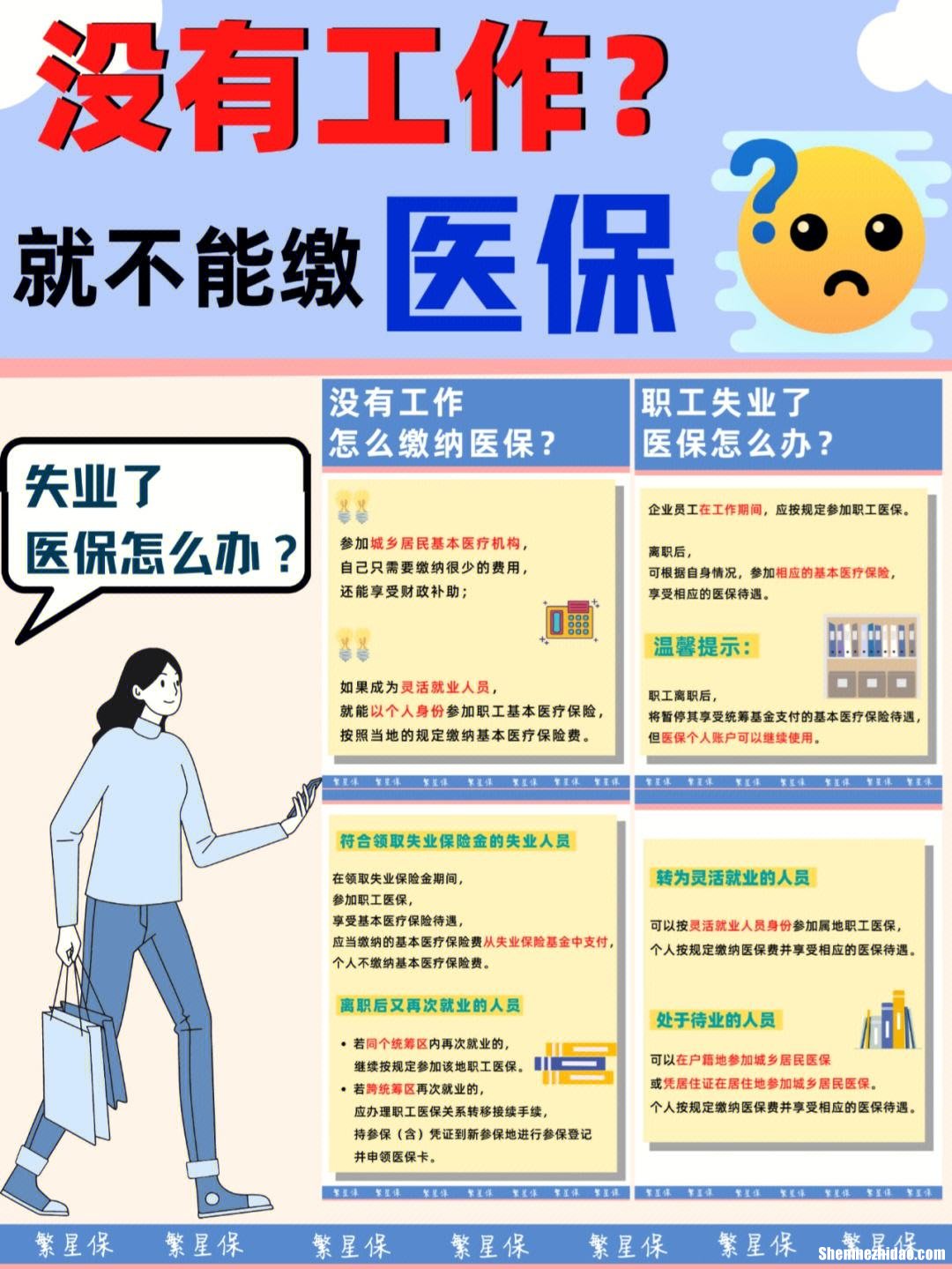 五险没工作怎么办 五险没有单位怎么交