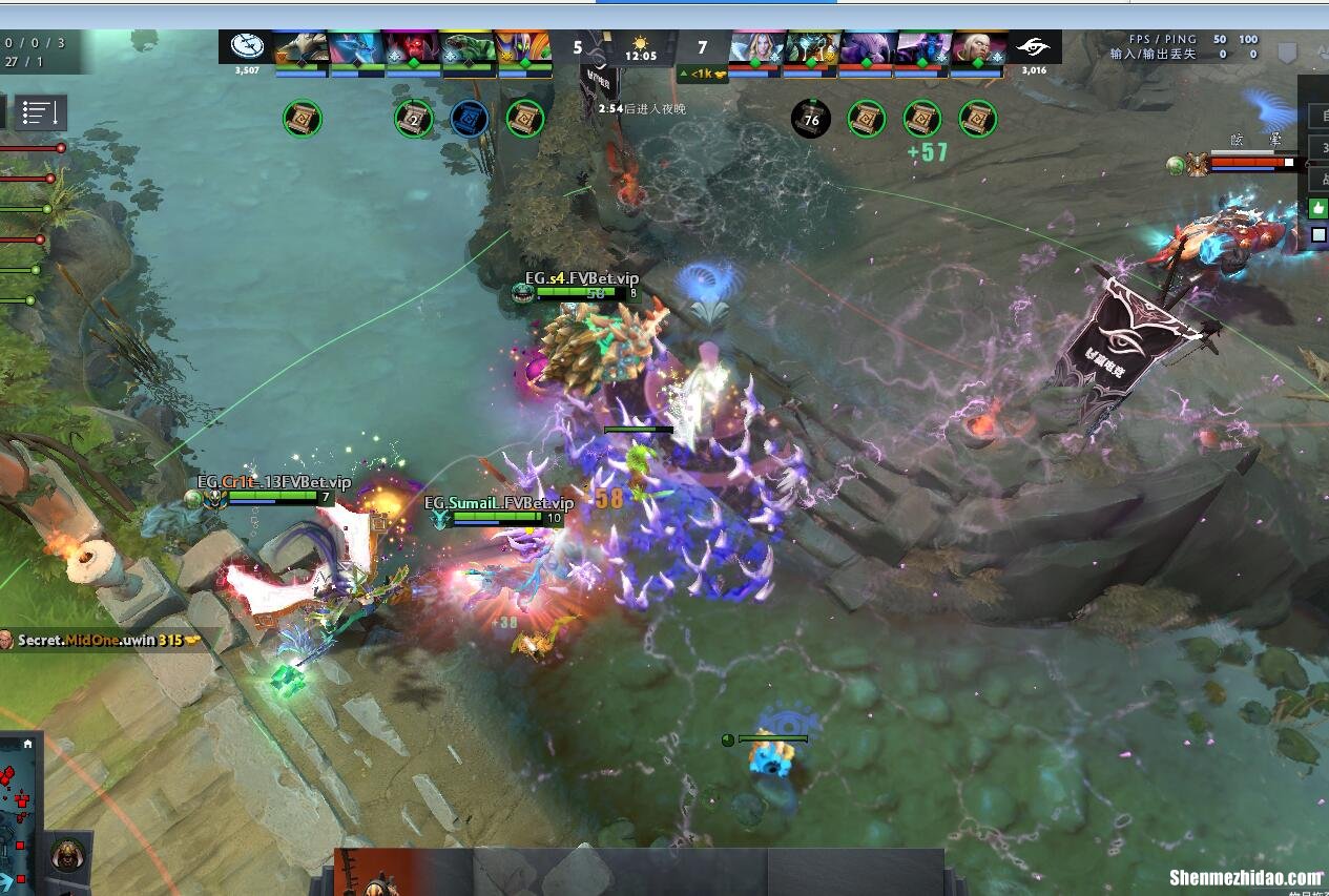 dota2VS屯野 dota2 打野 兵线