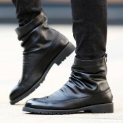 男士黑色短靴子怎么搭配衣服好看 男士黑色短靴子怎么搭配衣服好看图片大全