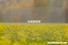 化妆品培训