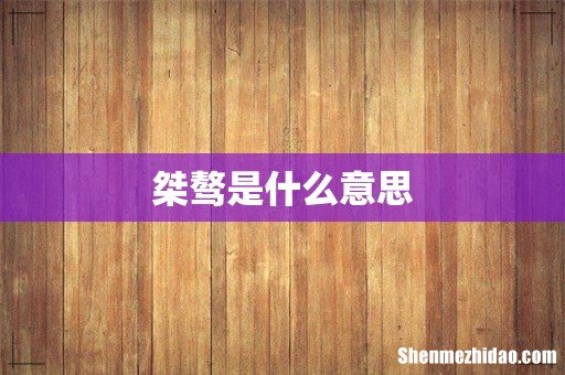 桀骜是什么意思