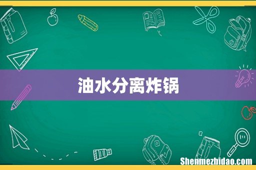 油水分离炸锅