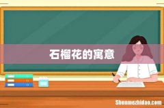 石榴花的寓意