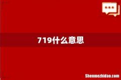 719什么意思