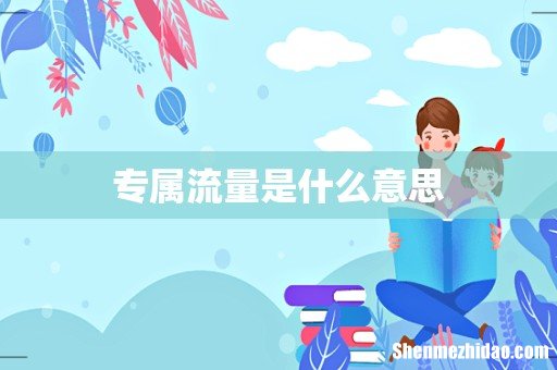 专属流量是什么意思
