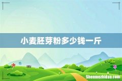 小麦胚芽粉多少钱一斤