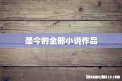 是今的全部小说作品
