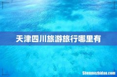 天津四川旅游旅行哪里有