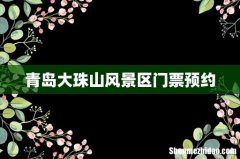 青岛大珠山风景区门票预约