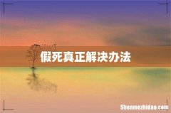 假死真正解决办法
