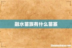 融水苗族有什么苗寨