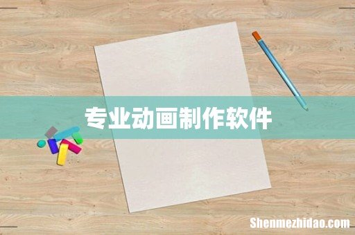 专业动画制作软件