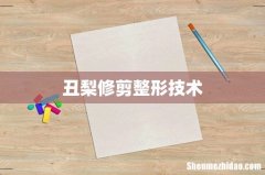 丑梨修剪整形技术