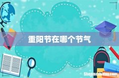 重阳节在哪个节气