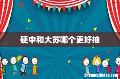 硬中和大苏哪个更好抽