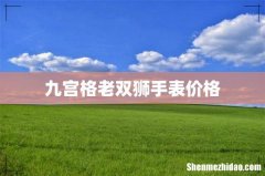 九宫格老双狮手表价格
