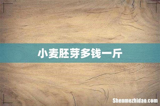 小麦胚芽多钱一斤