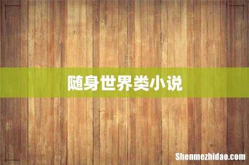 随身世界类小说