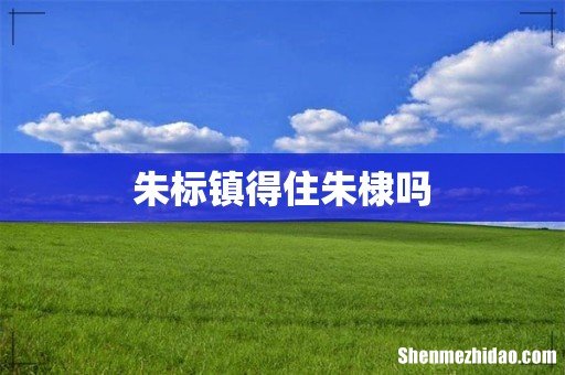 朱标镇得住朱棣吗
