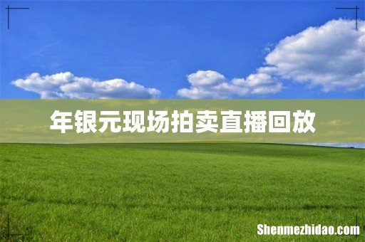 年银元现场拍卖直播回放