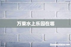 万荣水上乐园在哪