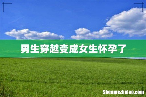 男生穿越变成女生怀孕了