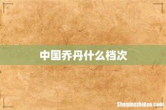 中国乔丹什么档次