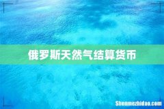 俄罗斯天然气结算货币