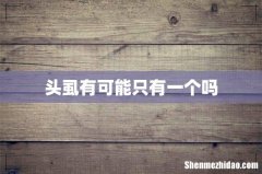 头虱有可能只有一个吗