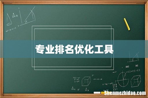 专业排名优化工具