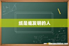 纸是谁发明的人