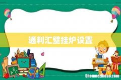 通利汇壁挂炉设置