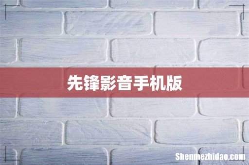 先锋影音手机版