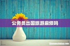 公务员出国旅游麻烦吗