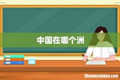 中国在哪个洲