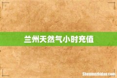兰州天然气小时充值