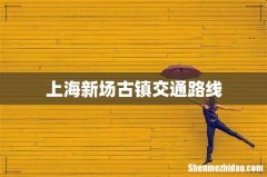上海新场古镇交通路线