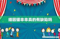 缅因猫串串真的有缺陷吗