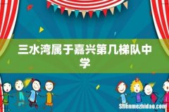 三水湾属于嘉兴第几梯队中学