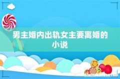 男主婚内出轨女主要离婚的小说