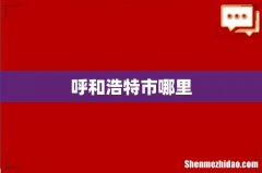 呼和浩特市哪里