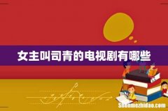 女主叫司青的电视剧有哪些