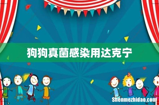 狗狗真菌感染用达克宁