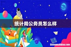 统计局公务员怎么样